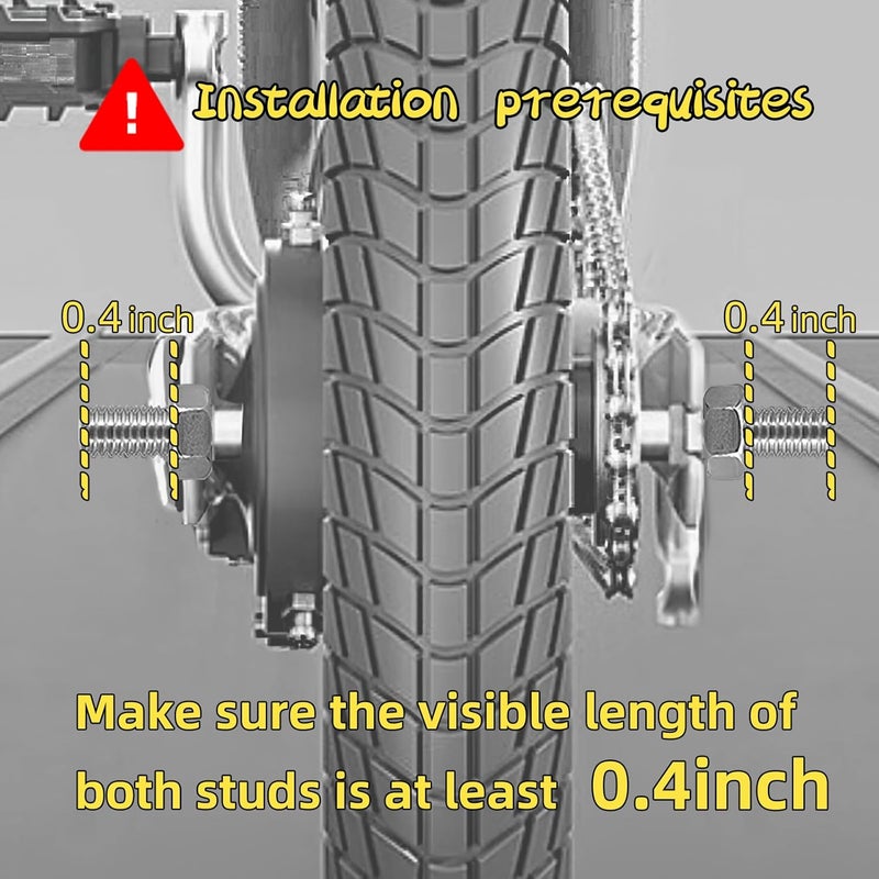 PRUNUS Flash BIKE Training Wheels for 12 14 16 18 20 Inch.Training Wheels for Kids Bike is Heavy Duty.Bicycle Training Wheel is Suitable Single Speed Bikes - Image 2